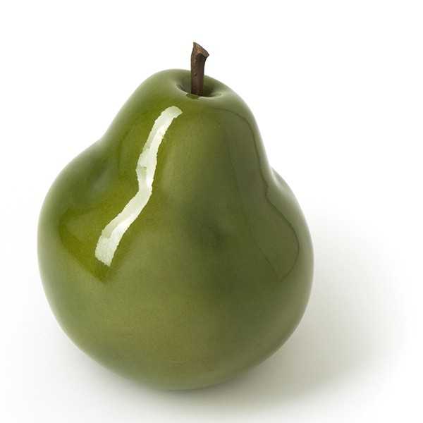 Poire Vernis Brillant – Sculpture de Fruit Géante Intérieur Extérieur