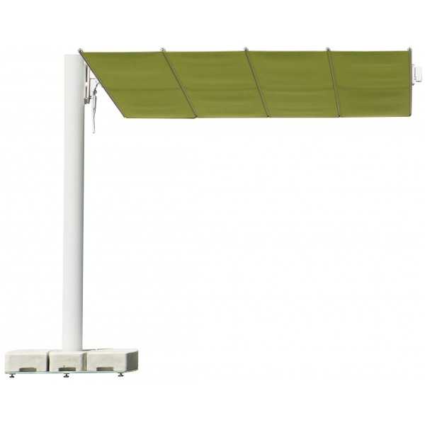 Flexy Twin Umbrella with one tiltable awning