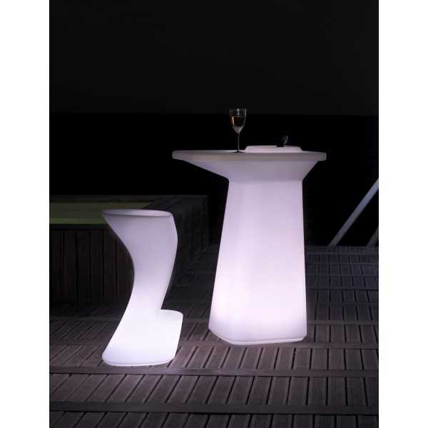 NOMA High Light Stool and Table Bar Javier Mariscal Vondom