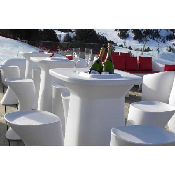 Riba Excorchada Terrace Andorra NOMA High Table and Stool Bar Vondom