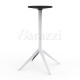 MARI-SOL White Round High Bar Table 4 Legs by Vondom