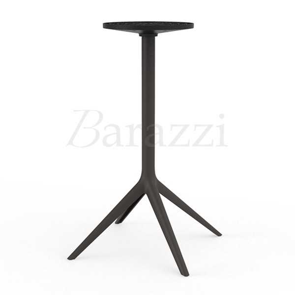 MARI-SOL Bronze Round High Bar Table 4 Legs for Professionals
