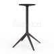 Table Haute de Bar Ronde Bronze MARI-SOL 4 pieds pour les Professionnels