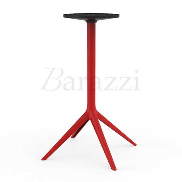 Mange Debout Rond Rouge MARI-SOL 4 pieds design contemporain