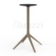 MARI-SOL Sand Round High Bar Table 4 Legs for Indoor and Outdoor use