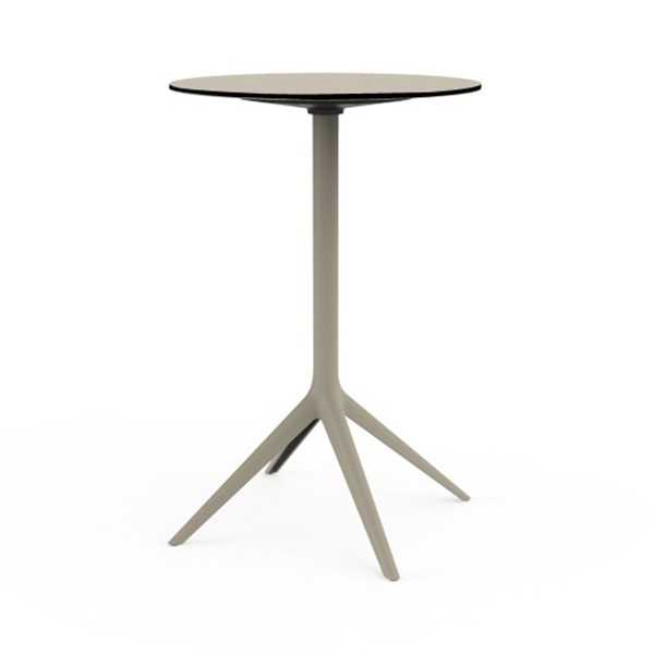 MARI-SOL Large Round High Bar Table 4 Legs by Vondom