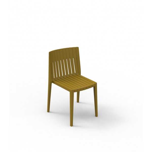  Chair Mustard Color SPRITZ by Vondom for Professionals