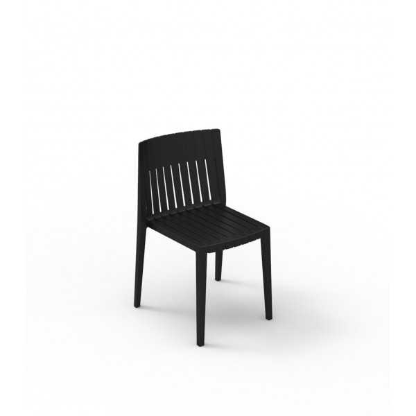 Chair Black Color SPRITZ by Vondom for Professionals