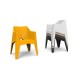 VOXEL Faceted Mono-Block Polycarbonate Stackable Chairs by Vondom 7 colors