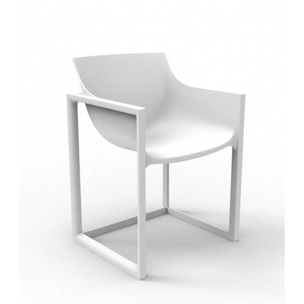  Chair White Color WALL STREET by Vondom for Professionals