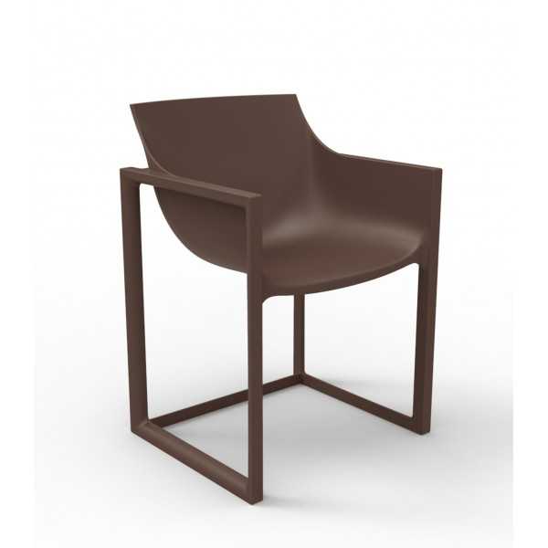 Chaise Couleur Bronze WALL STREET par Vondom pour les Restaurants