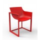 Chaise Couleur Rouge WALL STREET par Vondom pour les Professionnels 