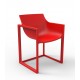 Chair Red Color WALL STREET by Vondom for Professionals