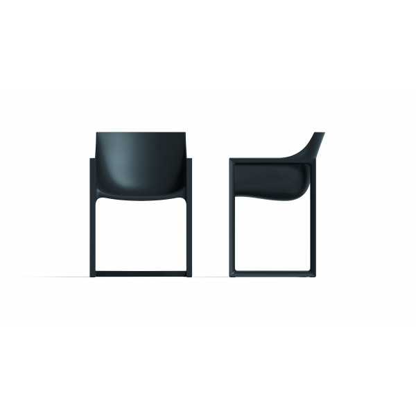 WALL STREET Chair Seat Black Color Vondom