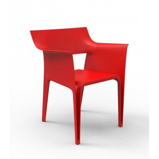 Chair Red Color PEDRERA by Vondom for Professionals