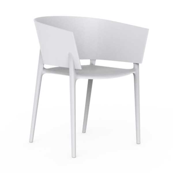 AFRICA Chaise Couleur Blanche Empilables Vondom