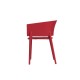 AFRICA Chair Seat Red Color Vondom
