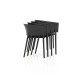 AFRICA Chair Seat Red CAFRICA Chairs Stackable Seat Black Color Vondomolor Vondom