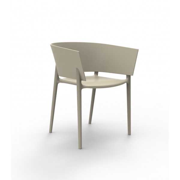 Chaise Couleur Ecru AFRICA par Vondom pour les Bars