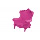  Fauteuil Couleur Rose mat Queen of Love Slide Design Vue Plongee 