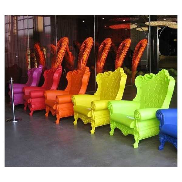 QUEEN OF LOVE Armchair Throne Pop Colors Furniture Matt Finish