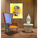 Fauteuil Bergere Style Louis XV resivisite et colore ALLEGRA couleurs a personnaliser sur demande