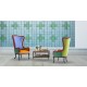 Fauteuil ALLEGRA style Baroque couleurs vives. Autres couleurs sur demande