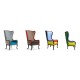ALLEGRA French Baroque Colorful Armchair. Bespoke colors and furniture are available
