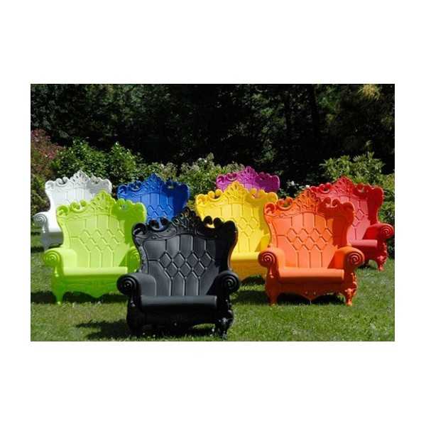 Fauteuils Baroques Couleurs Arc en ciel mat Queen of Love Slide Design