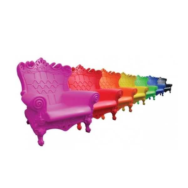  Armchairs Baroque Rainbow Matt Colors Little Queen of Love Slide Design