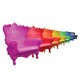  Armchairs Baroque Rainbow Matt Colors Little Queen of Love Slide Design