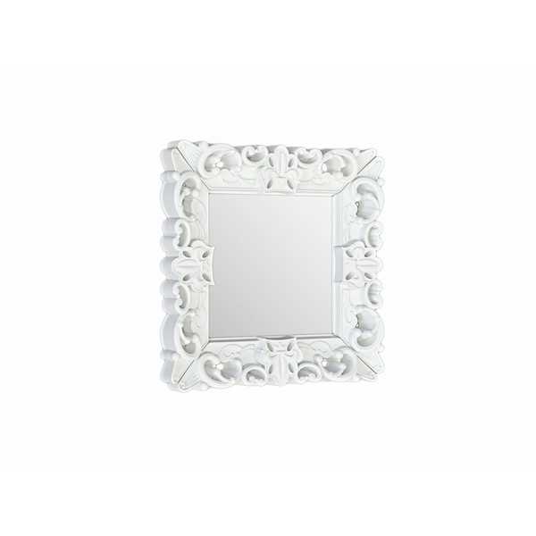 Miroir S couleur Blanc Laque Mirror of Love Slide Design
