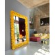 Mirror XL Lacquered Color Yellow Mirror of Love Slide Design