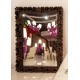 Miroir XL couleur Marron Chocolat Laque Mirror of Love Slide Design 