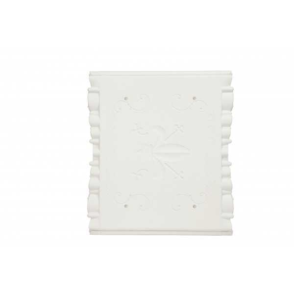Cube Decoratif Blanc Mat Joker of Love Slide Design Cote 