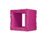 Decorative Shelve Matt Color Fuchsia Joker of Love Slide Design Angle