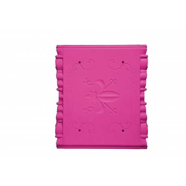 Cube Decoratif Fuchsia Mat Joker of Love Slide Design Cote