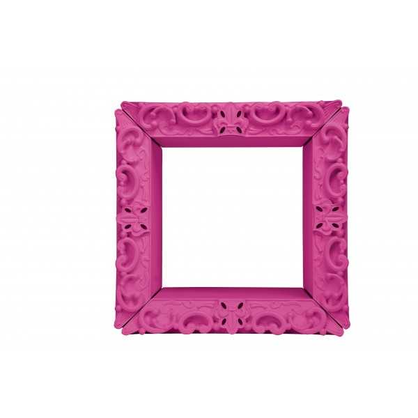 Decorative Shelve Matt Color Fuchsia Joker of Love Slide Design Front