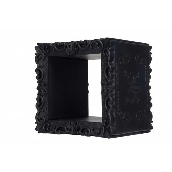 Decorative Shelve Lacquered Color Black Joker of Love Slide Design Angle