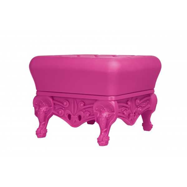 Tabouret Bas Fuchsia Mat Little Prince of Love Slide Design Angle