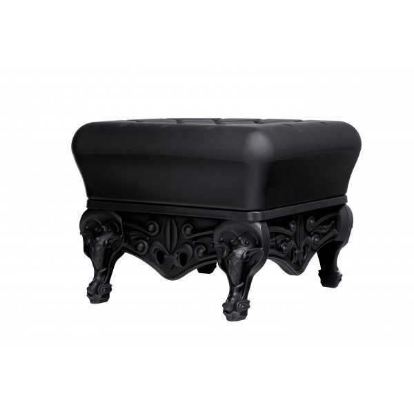 Decorative Seat Lacquered Color Black Little Prince of Love Slide Design Angle