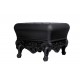 Decorative Seat Lacquered Color Black Little Prince of Love Slide Design Angle