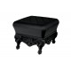 Decorative Law Stool Lacquered Color Black Little Prince of Love Slide Design Persp