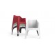 VOXEL Outdoor Stackable Chairs with Armrests for Hotels Bars Restaurants