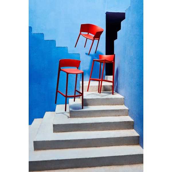 Chaises AFRICA VONDOM Couleurs Rouge