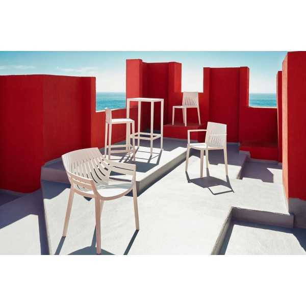 Collection de Chaises et Fauteuils SPRITZ de Vondom Couleur Blanc 