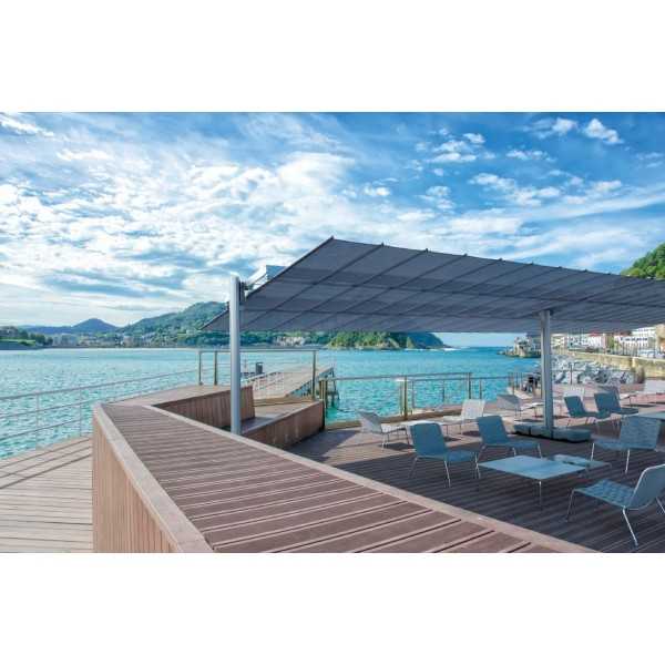 FLEXY LARGE Freestanding Modular Sun Umbrella without central obstruction