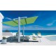 FLEXY LARGE Freestanding Umbrella with sliding canopy Ideal Poolside and Bar Restaurant Terrace