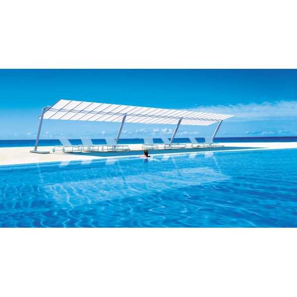 Flexy Zen Large Sun Umbrella with 2 side posts