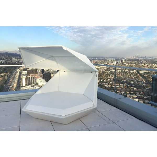 Bain de Soleil avec Auvent de Protection FAZ Base pivotante 360°